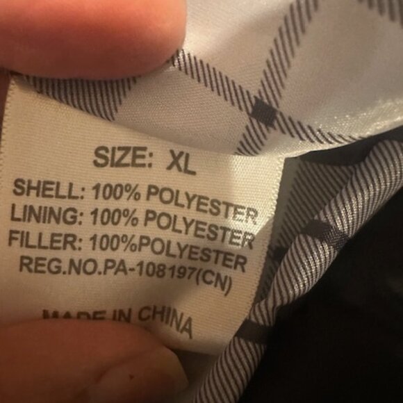 NFL Pro Line Indianapolis Colts Puffer Jacket Hooded Black Inside Plaid XL - Picture 10 of 16